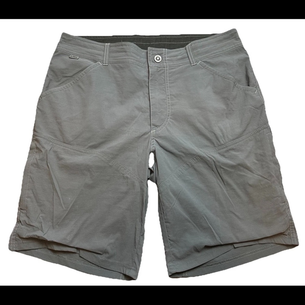 Kuhl Renegade Shorts Hiking Mountain Outdoor Lightweight Stretch Mens 35 Gray